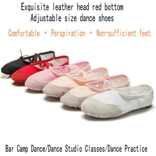 Childrens dance shoes, female soft-soled exercise shoes, male adult body cat claw dancing shoes, yoga shoes, girls' ballet shoe