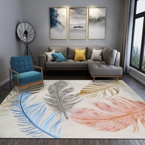 Pink Geometric Modern Big Area Rugs Large Carpets Rugs for Bedroom Living Room Parlor Kichen Floor Mats Non-slip Kids Play Mat