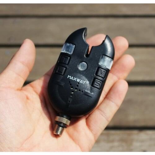 Maxway 4pcs super slim bite alarm for carp fishing water repellent carp alarm D12