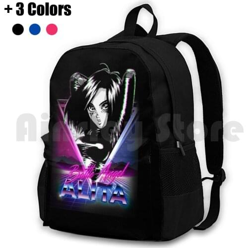 Nineties Battle Angel Outdoor Hiking Backpack Riding Climbing Sports Bag Manga Comic Movie 90S Nineties Classic Cyborg Alita