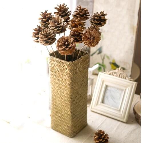 10pcs dried flowers bouquets naturally pine cone bouquets&pine cone bunches