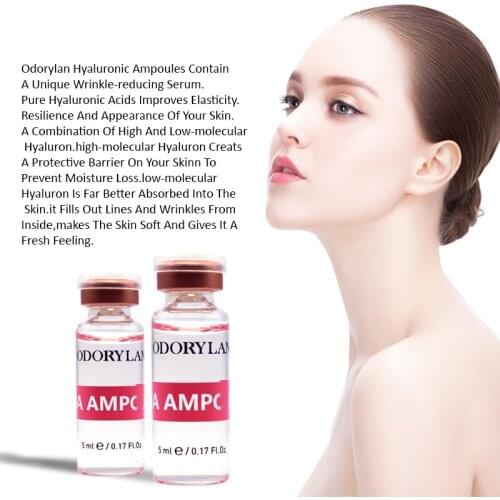 5ml Pure Hyaluronic Acid Serum Moisturizing Acne Essence Shrink Pore Skin Care Repair Whitening Anti-wrinkle Anti-aging