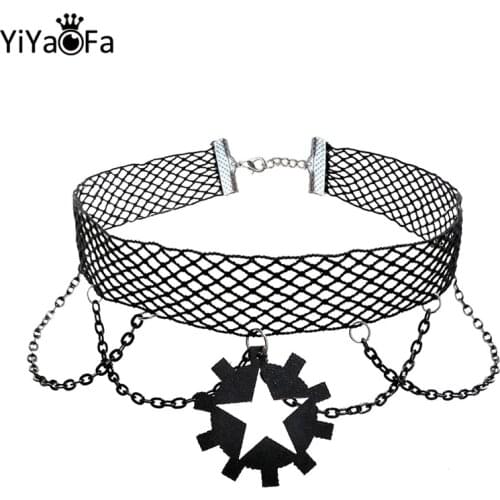 YiYaoFa Vintage Cute Choker Necklace for Women Gothic Jewelry Collar Necklaces Pendants Fashion Lady Party Jewelry JL-284