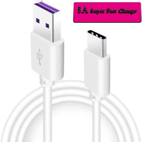 5A Super Type C Fast Charging usb c cable Type-c Charger For Samsung LG Sony Motorola HTC Oneplus Xiaomi Vivo OPPO Phones
