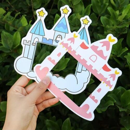 5 Inches Cute Photo Frame Stickers Kindergarten Baby Growth DIY Kawaii Cartoon Photo Sticker Decoration Album Accessories 10pcs