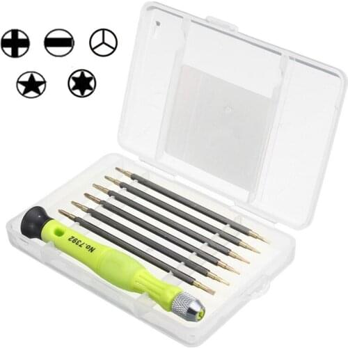 7pcs/set Portable Screwdriver Kit Set Chrome Vanadium Alloy Steel Professional Repair Hand Tools Set