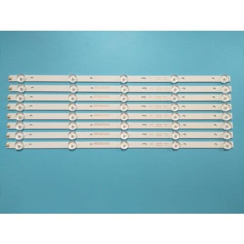 100% New 8pcs/Kit LED strips for PHI LIPS 43 TV 43PHT4001 60 43PFT4001 60 K430WD9 4708 K420WD A3213K01 K420WD7 A3 2014 8 27