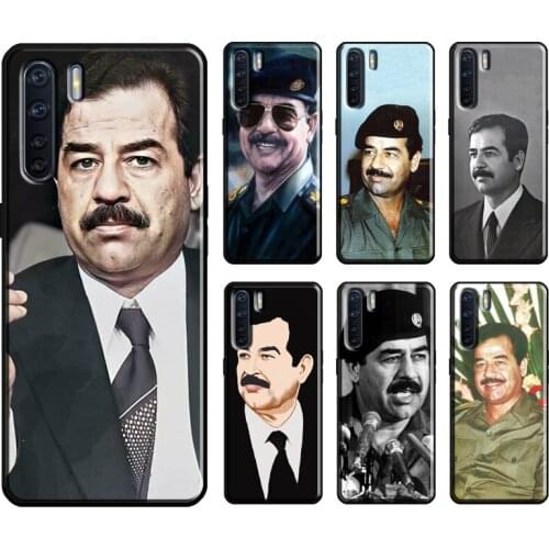 Saddam Hussein Iraq Arabic Cover For OPPO A91 A72 A52 A15 A83 Reno 4 Pro 2 Z A3S A5S A1K F7 A9 A5 A31 A53 2020 Case