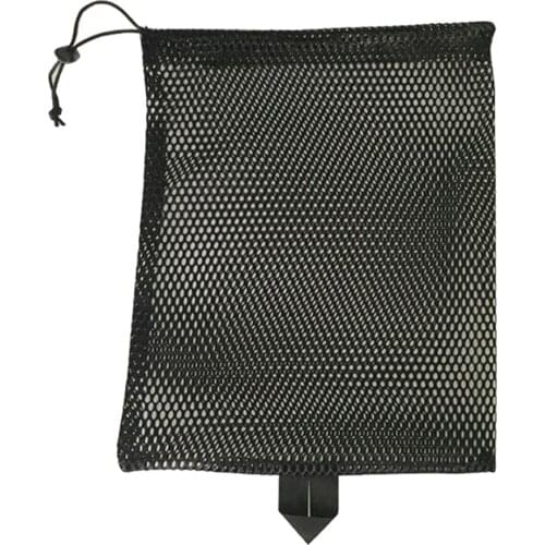 Travel Shoe Bag, Storage Mesh Stuff Sack with Drawstring for Men and Women, Shoes Pouch Packing Organizer, Black