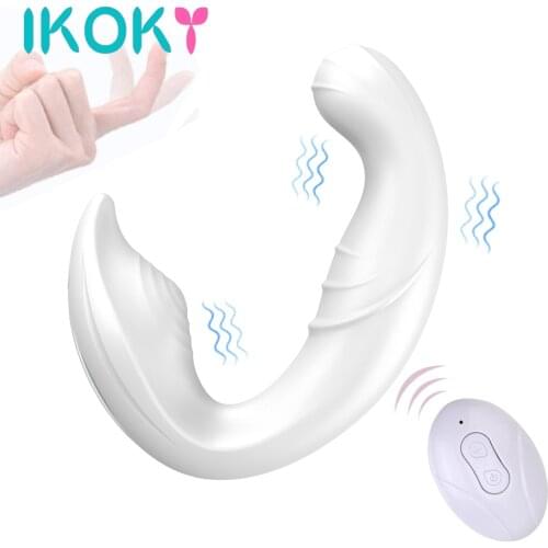 IKOKY Wireless Panties Vibrators Sex Toys For Women Men Automatic Hooking Vaginal Massager 3 Modes Clitoris Stimulator Anal Plug