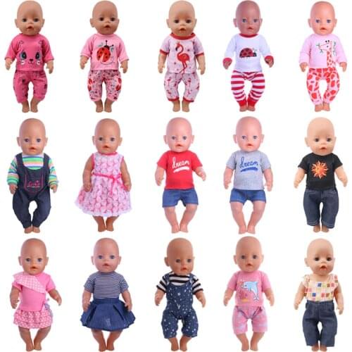 Cat Beetle Animal Patterns 15 Styles Doll Clothes For 18 Inch American&43 Cm Born Baby Generation Girls Russian DIY Toy Gift