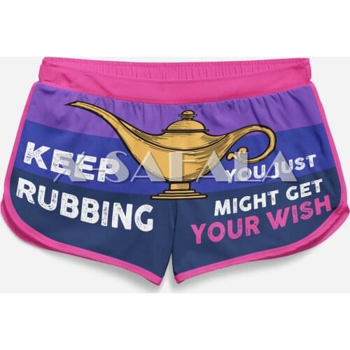 Girls Summer Hot Short Pants For Sport Women Running Shorts Workout Yoga Short Pants Athletic Elastic Waist Jogger Booty -15