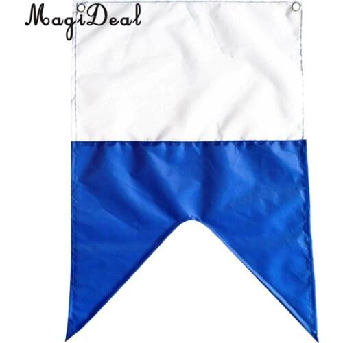 MagiDeal Lightweight 50x35cm Scuba Diving Dive Boat Alpha Flag National Banner International Sign for Window House Flagpole Acce
