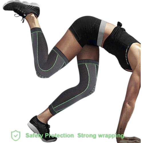 Unisex Nylon Breathable Knee Support Bracket Compression Belt Sleeve Sports Protection Ligament Adjustable Gym Joint Pain