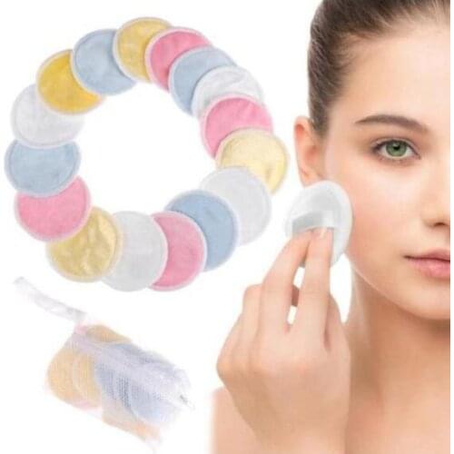 Zero Waste Reusable Bamboo Makeup Wipes - 8/16 Pieces RBW001