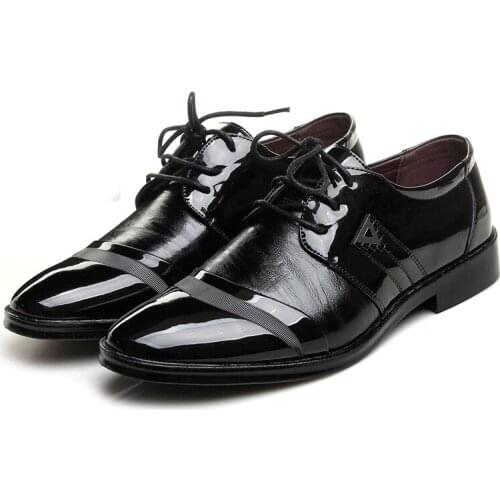 Office Men Dress Shoes Floral Pattern Men Formal Shoes Leather Luxury Fashion Groom Wedding Shoes Men Oxford Shoes Dress 38-44