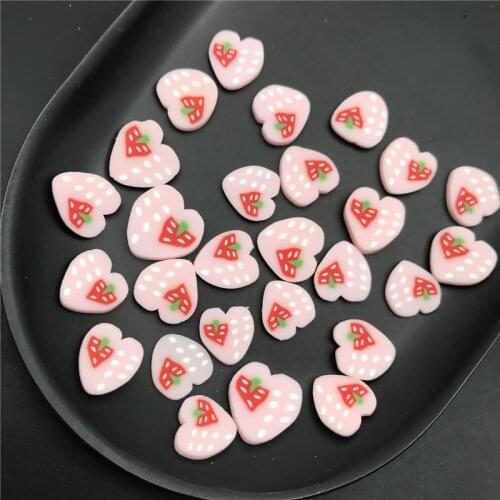 50g Heart Mix Polymer Clay Slices Sprinkles for Kids Diy,Craft/Nail Art/Scrapbook Decoration,Filler Polymer Clay Embellishments