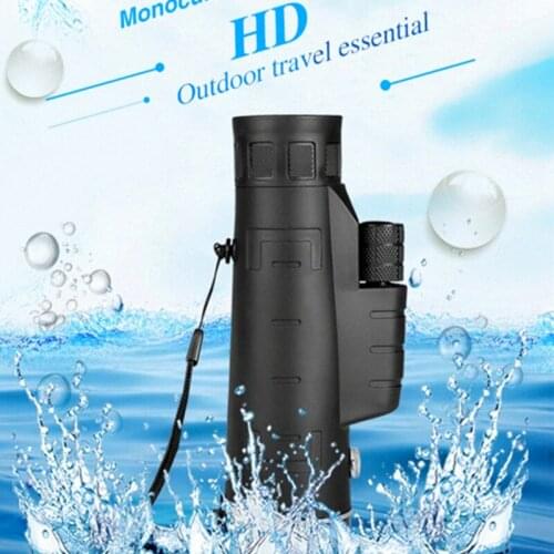 Professional 40X60 Telescope Long Range Zoom Travel Hunting Spotting Scope mini Monocular HD Camp Hiking Waterproof watch game