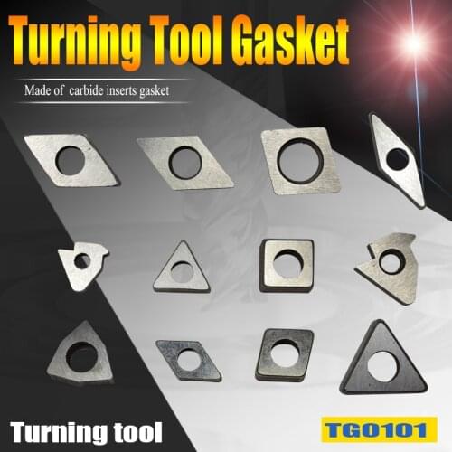 Lathe Turning Tool Gasket MW0804 TM1603 MC1204/1604 SN1204 STM1603/2204 MD1103/1504/1506 MV1603 Carbide Inserts Gasket Wearable