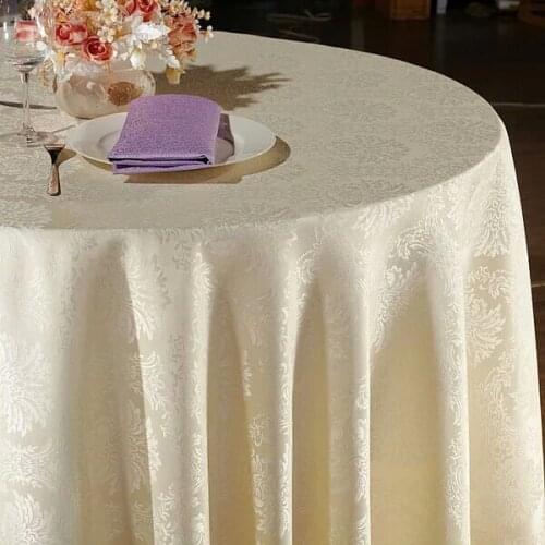 Europe style Hotel tablecloths printed round table cloth tablecloths high quality table cloth overlay banquet mantel de mesa