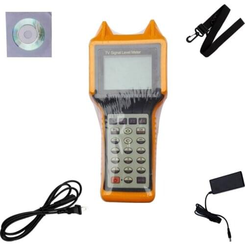 5-870MHz 64 / 128 / 256 QAM Digital Cable TV Signal Tester with Spectrum MER BER