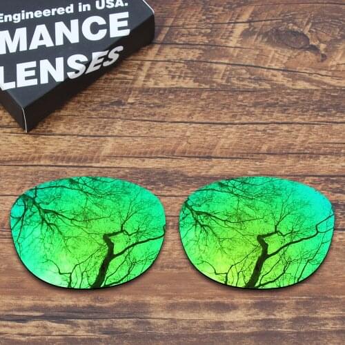 ToughAsNails Polarized Replacement Lenses for Oakley Latch Sunglasses Green Mirrored Color (Lens Only)