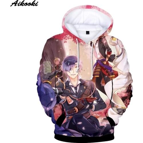 Touken Ranbu Online 3D Hoodie Anime Print Hoodies Men Women Fashion Sweatshirts 3D Hoodies Men Casual Winter Pullovers
