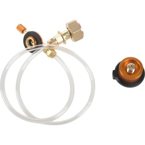 Outdoor Gas Stove Camping Stove Propane Refill Adapter Burner LPG Flat Cylinder Tank Coupler Bottle Adapter Save Promotion