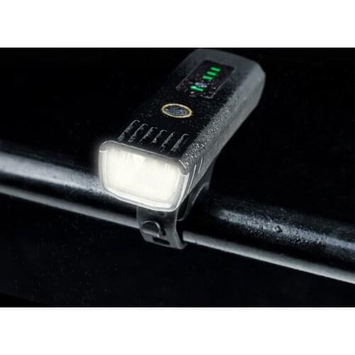 Bicycle Front Light USB Rechargeable Cycling Headlight Smart Induction Flashlight With LED Power Display Bike Accessories HL028A