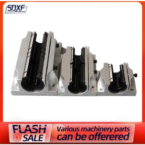 1/2/4PCS linear bearing lengthened linear open slider bearing TBR16/20/25/30LUU