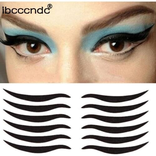 10 sheets 160pcs Sexy Eyeline Sticker Cat Style Black Eyeliner Tape Party Makeup Eyelid Tool Wholesale