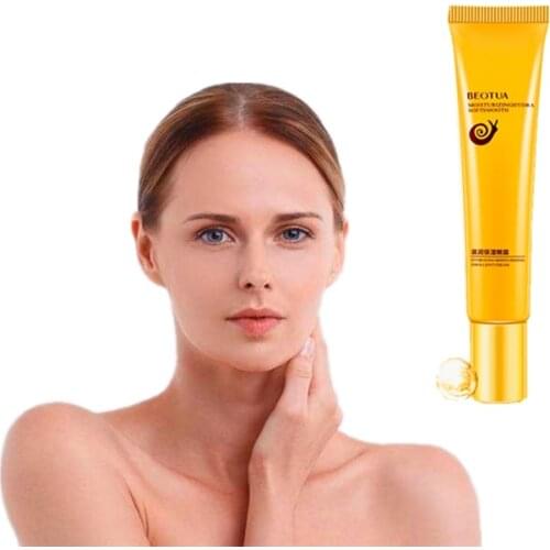 100% Snail Eye Cream Swelling Remove The Dark Circles Under Eyes Anti-wrinkle Firming Anti-puff Soothing Tired Goji Cream 20g