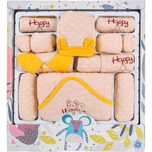 17pcs/set Newborn Baby Clothing Set 0-3M Baby Clothes Cheap Baby Boy/Girl Clothes 100% Cotton high quality Cartoon Kids Wear