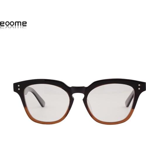 2019 fashion new design retro square shape high quality frames best acetate men optical hand made men models with free case