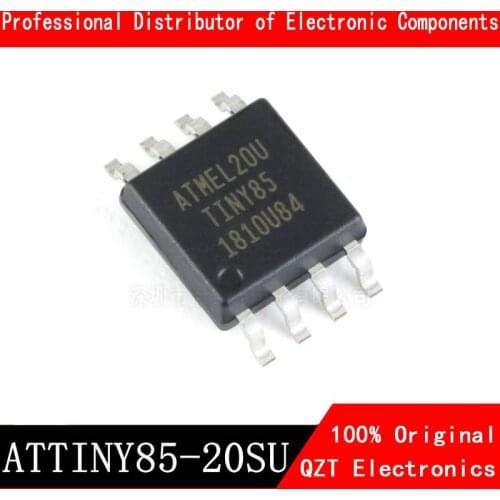 5pcs/lot ATTINY85-20SU SOP8 ATTINY85 20SU SOP ATTINY85-20 SOP-8 SMD Microcontroller new and original IC
