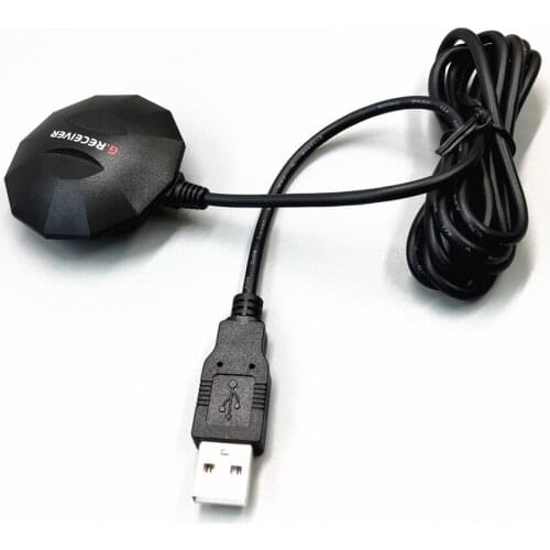 USB GPS GLONASS receiver module antenna,GNSS BDS receiver replace BU353S4,0183NMEA Built in FLASH