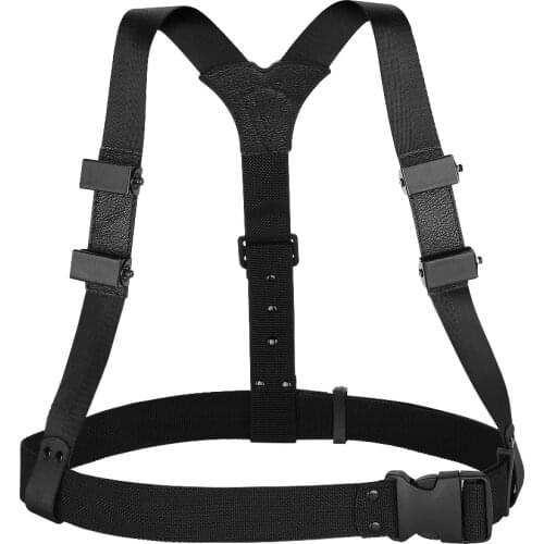 BOBLOV Body Camera Strap Chest Black Chest Mount for All Brand Body Camera Blet