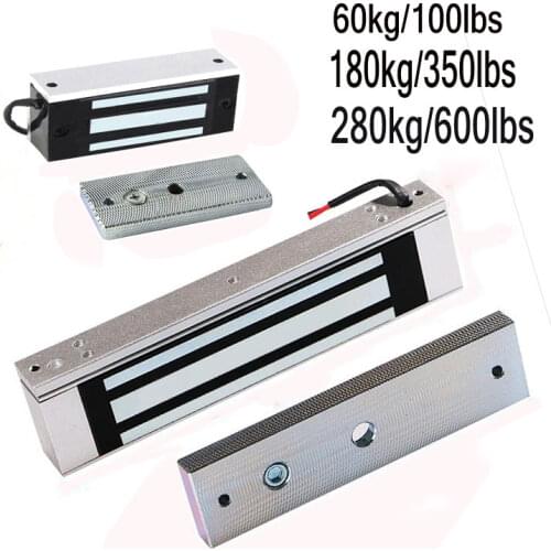 DC12V Electromagnetic Magnetic Electric Lock 60KG 100Lbs Holding Force 5.0