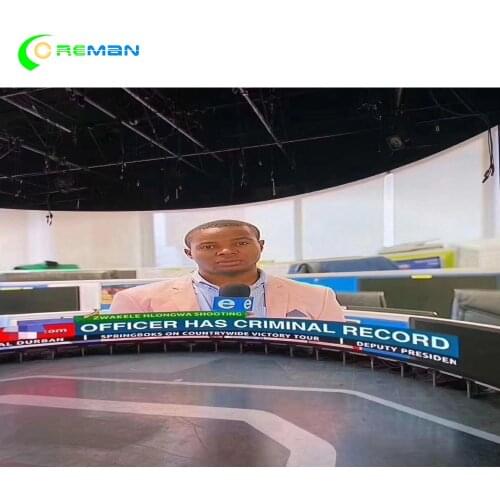 Curve Led Cabinet 500x500 500x1000 P2.97 P3.91 aluminium indoor video wall stage concert TV station Led Screen matrix panel