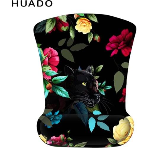 Soft Mouse Pad with Wrist Rest Thicken Comfort Durable Anti Slip Rubber Base Ergonomic Design for Office/Work/Gamer