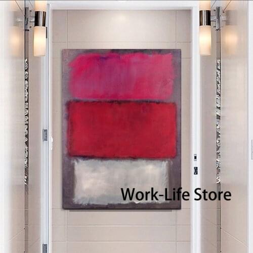 Wall Pictures For Living Room Abstract mark rothko Untitled 1960 Canvas Art Home Decor Modern Oil Painting No Frame