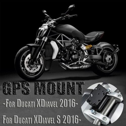 New GPS Mount For Ducati XDiavel/S 2016-2021 Motorcycle Accessories Bracket Mobile Phone Board Bracket Holder USB