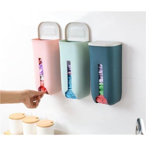 New home life wall hanging kitchen garbage bag storage rack kitchen bathroom plastic bag Nordic style shoe cover storage box