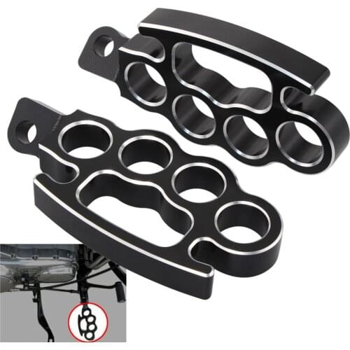 Motorcycle Flying Knuckle Control Foot Pegs Footpegs Footrests Pedal For Harley Sportsters 1200 Forty-Eight Iron Low Roadster