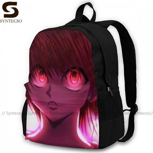 Kurapika Backpacks Polyester Daily Youth Backpack Pattern Cute Bags