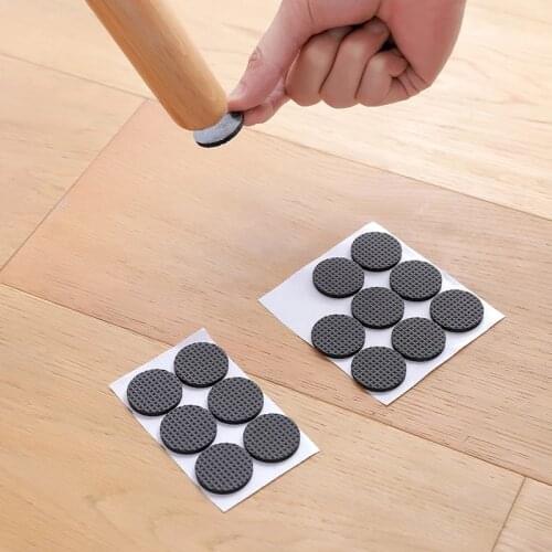 40PCS Self Adhesive Furniture Leg Feet Rug Felt Pads Anti Slip Mat Bumper Damper For Chair Table Protector Hardware
