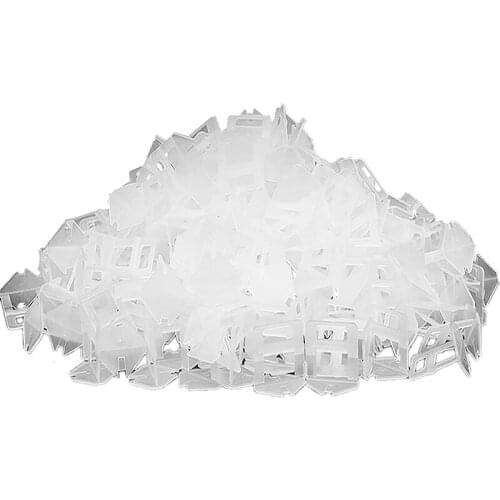 400Pcs Tile Leveling System Tiles Leveler Spacers Lippage Free Tile and Stone Installation for Leveling Spacer Clips 3mm Retail