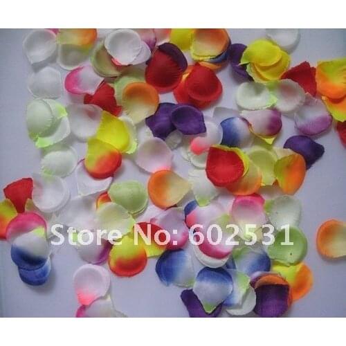 SPR Free shipping DIY Wedding rose petals bride flowers Silk rose flower petals wedding party decorations 2000pcs/lot