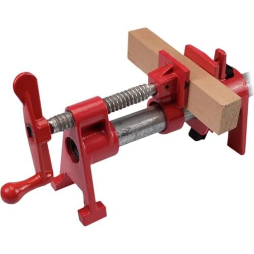 Heavy Duty Woodworking Cast Iron Wood Gluing Pipe Clamp Carpenter Fixture Tool with Wide Scope of Application Simplicity