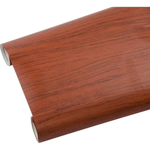 SUNICE Wood Grain Effect Vinyl Use for Furniture sticker/self adhesive Film Office Home Width:124cm Length:5m/10m/15m/20m/30m